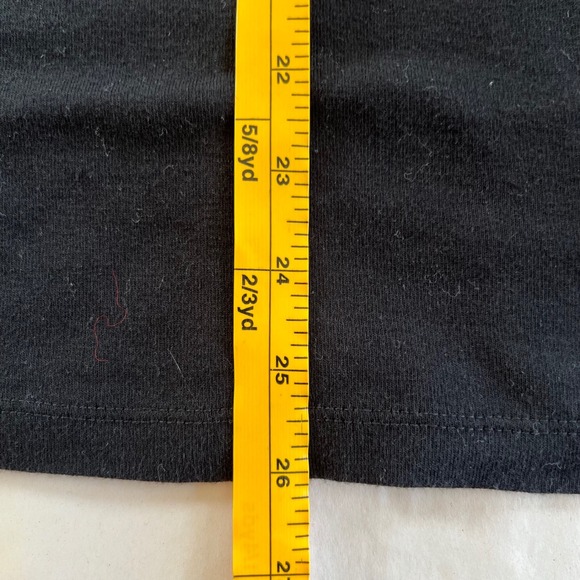 Lauren Ralph Lauren Black Lace Up Shoulder Short Sleeve Cotton Top 1X - Picture 9 of 9